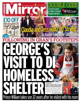 Cover of Sunday Mirror (Northern Ireland)