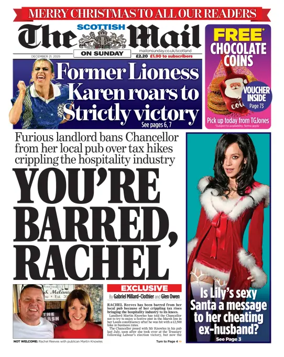 Cover of The Scottish Mail on Sunday