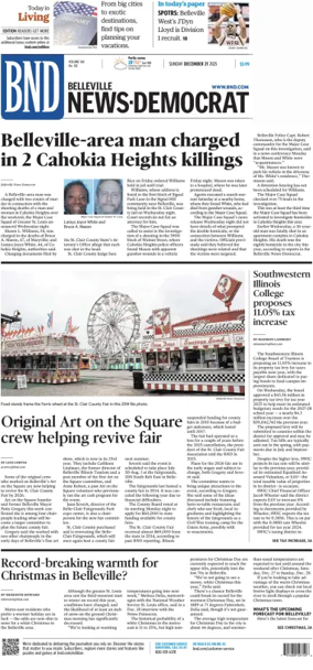 Cover of Belleville News-Democrat (Sunday)
