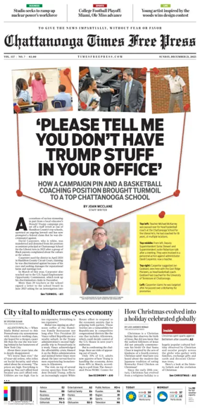 Cover of Chattanooga Times Free Press