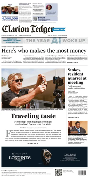 Cover of Clarion Ledger