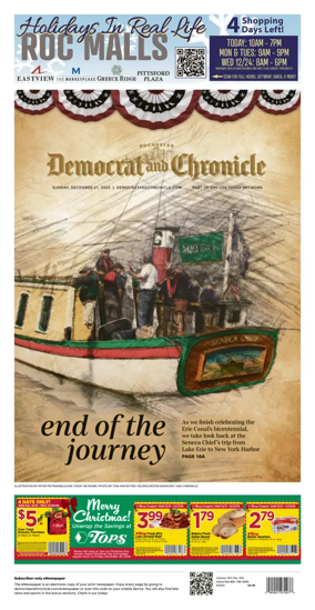 Cover of Democrat and Chronicle