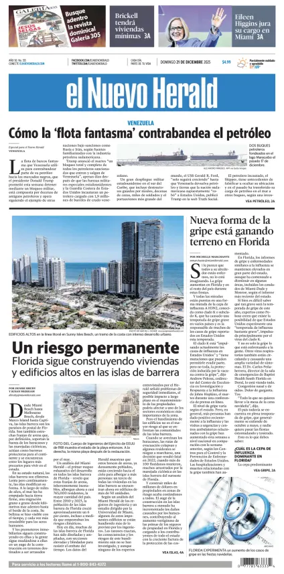Cover of El Nuevo Herald (Sunday)