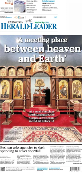 Cover of Lexington Herald-Leader (Sunday)