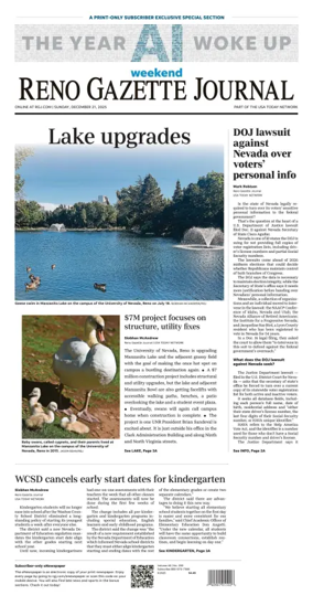 Cover of Reno Gazette Journal