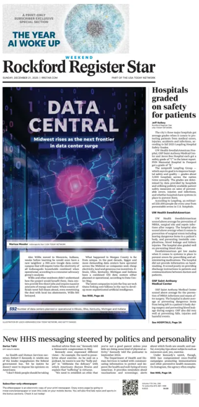 Cover of Rockford Register Star