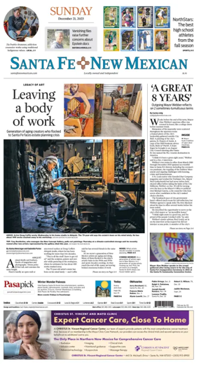 Cover of Santa Fe New Mexican