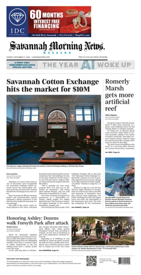 Cover of Savannah Morning News