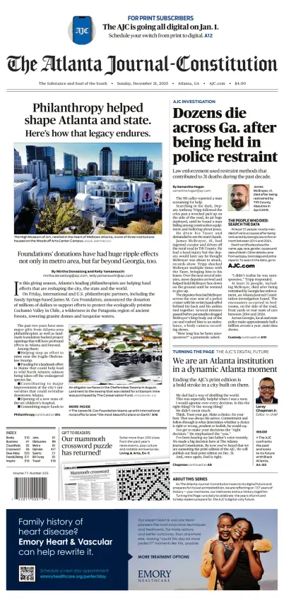 Cover of The Atlanta Journal-Constitution