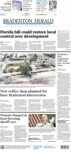Cover of The Bradenton Herald (Sunday)