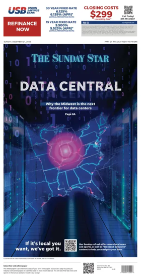 Cover of The Indianapolis Star