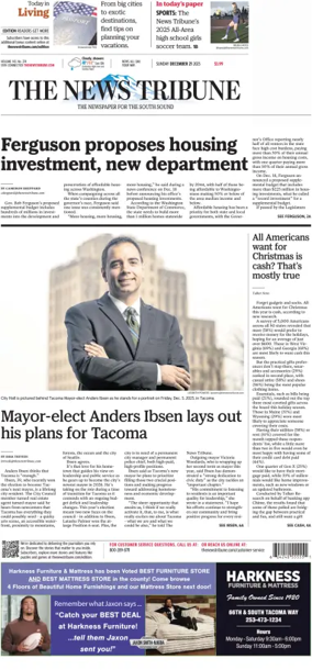 Cover of The News Tribune