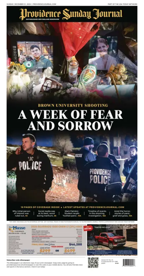 Cover of The Providence Journal