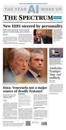 Cover of The Spectrum & Daily News