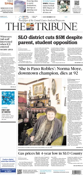 Cover of The Tribune (SLO) (Sunday)