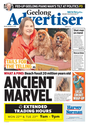 Cover of Geelong Advertiser