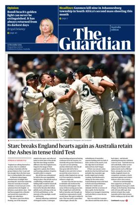 Cover of The Guardian Australia