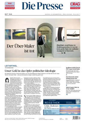 Cover of Die Presse
