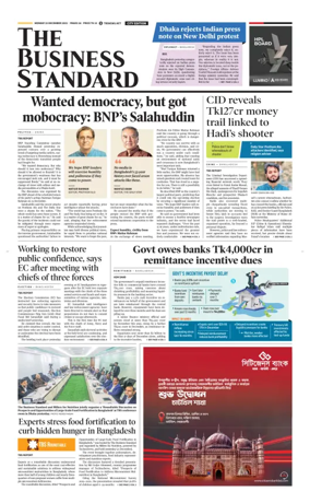 Cover of The Business Standard