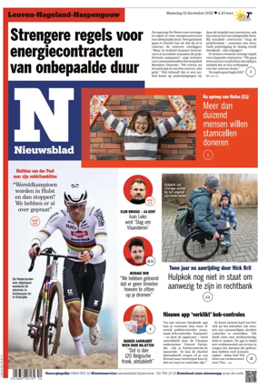 Cover of Het Nieuwsblad