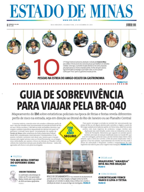 Cover of Estado de Minas (Brazil)