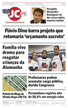 Cover of Jornal do Commercio