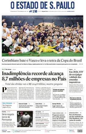 Cover of O Estado de S. Paulo