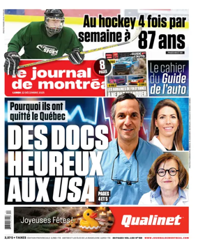 Cover of Le Journal de Montreal