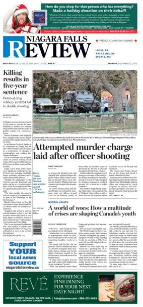 Cover of The Niagara Falls Review