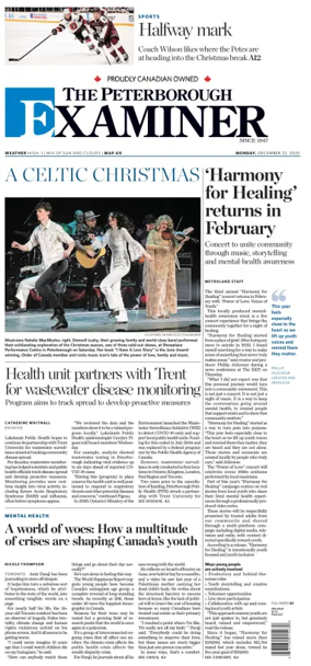 Cover of The Peterborough Examiner