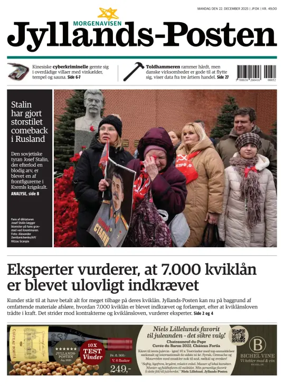 Cover of Jyllands-Posten