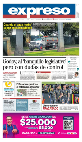 Cover of Diario Expreso