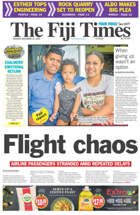 Cover of The Fiji Times