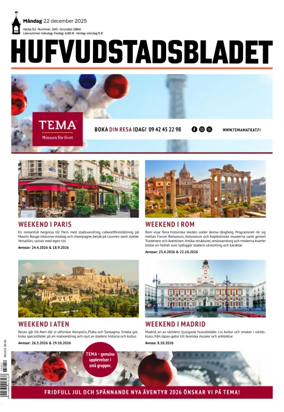 Cover of Hufvudstadsbladet