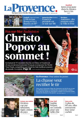 Cover of La Provence Martigues-Istres-Vitrolles-Marignane