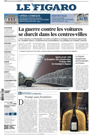 Cover of Le Figaro