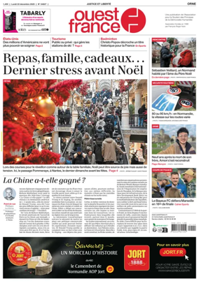 Cover of Ouest France (Orne)