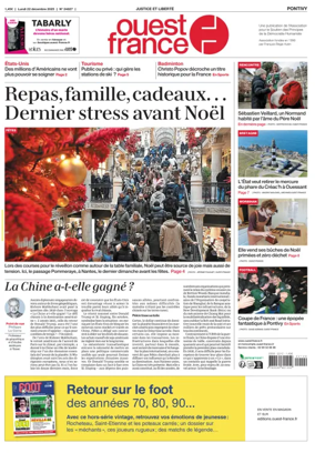 Cover of Ouest France (Pontivy)