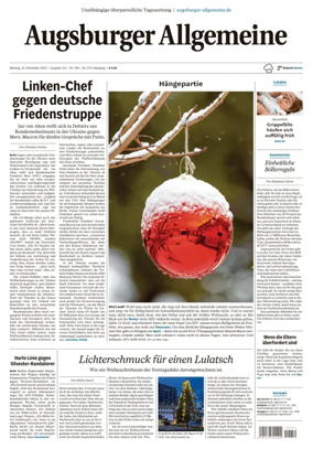 Cover of Augsburger Allgemeine (Ausgabe Stadt)