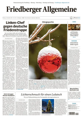 Cover of Friedberger Allgemeine