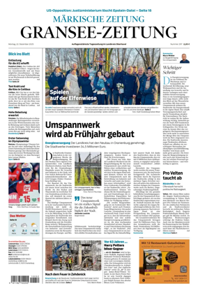 Cover of Gransee-Zeitung