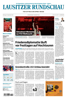 Cover of Lausitzer Rundschau