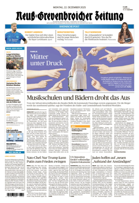 Cover of Neuss-Grevenbroicher Zeitung Neuss