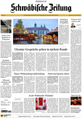 Cover of Schwabische Zeitung (Biberach)
