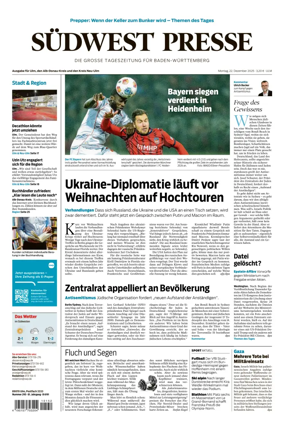 Cover of Südwest Presse (Ulm)