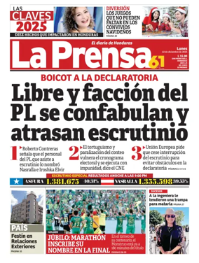 Cover of Diario La Prensa
