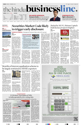 Cover of BusinessLine (Mumbai)