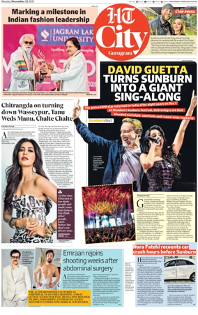 Cover of Hindustan Times (Gurgaon) - City