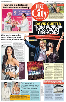 Cover of Hindustan Times (Jaipur) - City