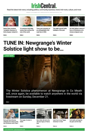 Cover of Irish Central